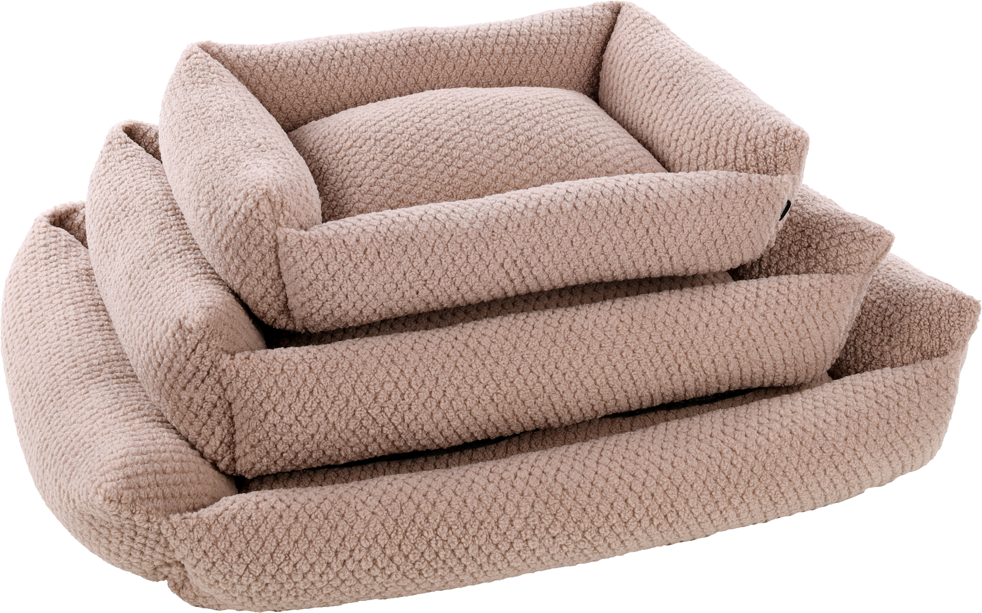 Flamingo Mand Jacquard Rechthoekig Taupe