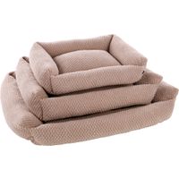 Flamingo Mand Jacquard Rechthoekig Taupe