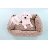 Flamingo Mand Jacquard Rechthoekig Taupe