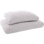 Coussin Jacquard Rectangle Gris