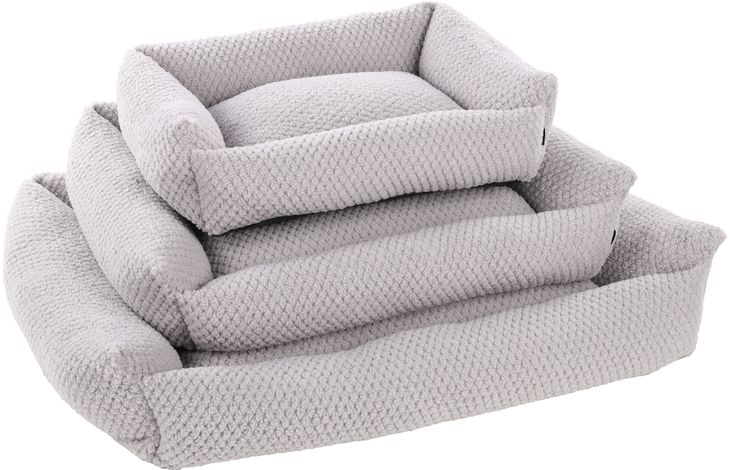 Flamingo Mand Jacquard Rechthoekig Grijs