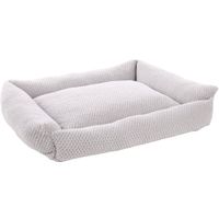 Flamingo Mand Jacquard Rechthoekig Grijs