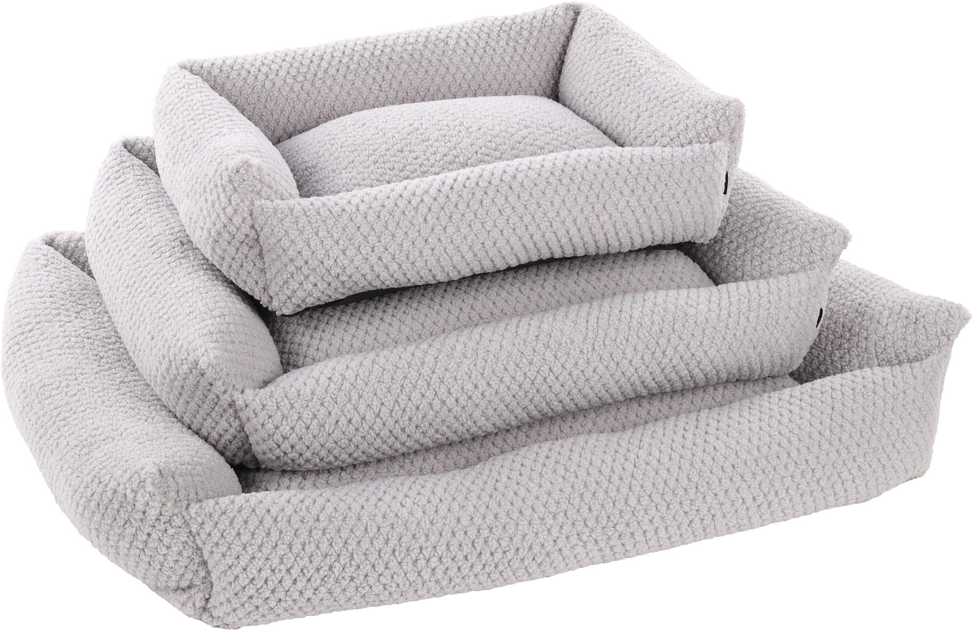 Flamingo Mand Jacquard Rechthoekig Grijs