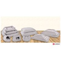 Flamingo Coussin Jacquard Rectangle Gris