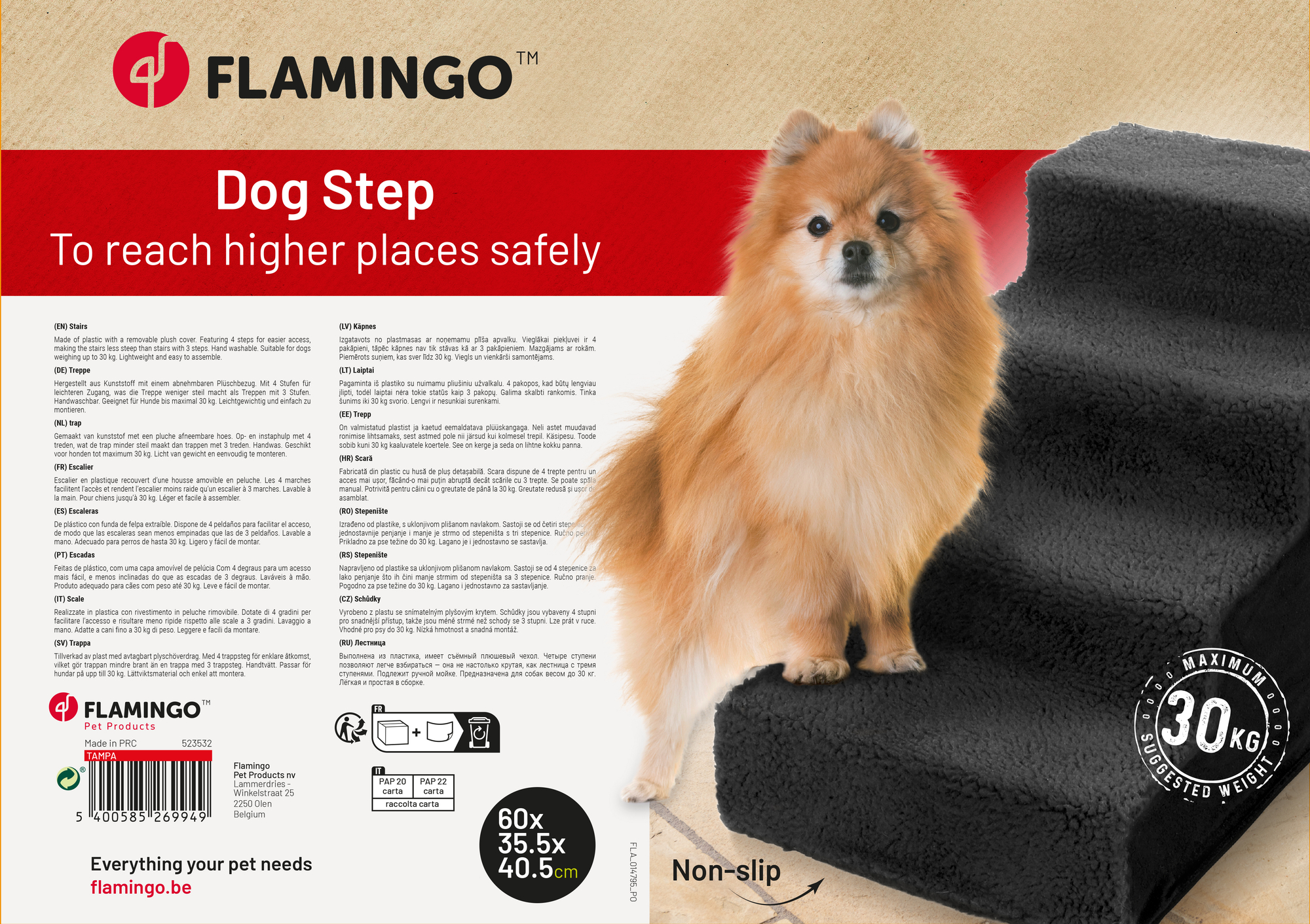 Flamingo Stairs Tampa Black