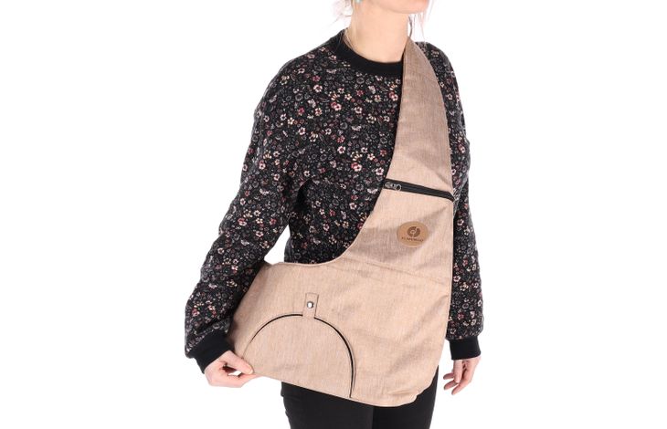 Flamingo Front carrier Kanga Beige