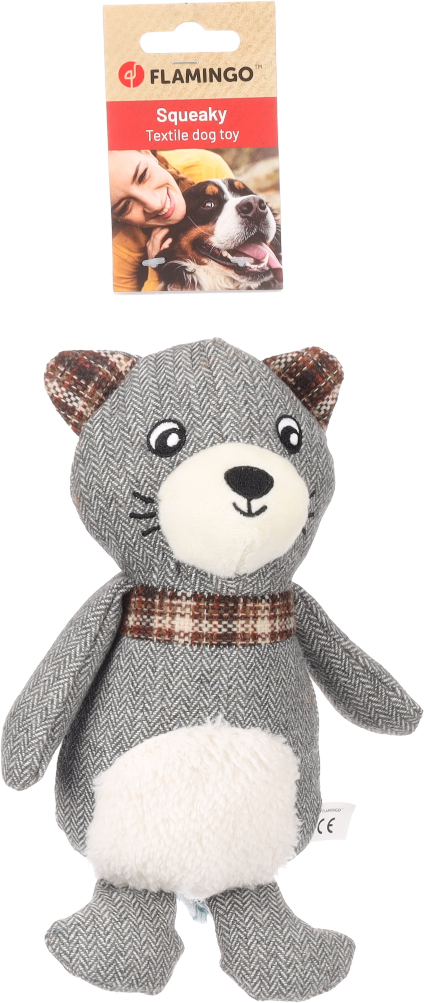 Flamingo Toy Britta Racoon Grey