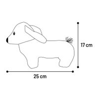 Flamingo Toy Britta Dog Grey