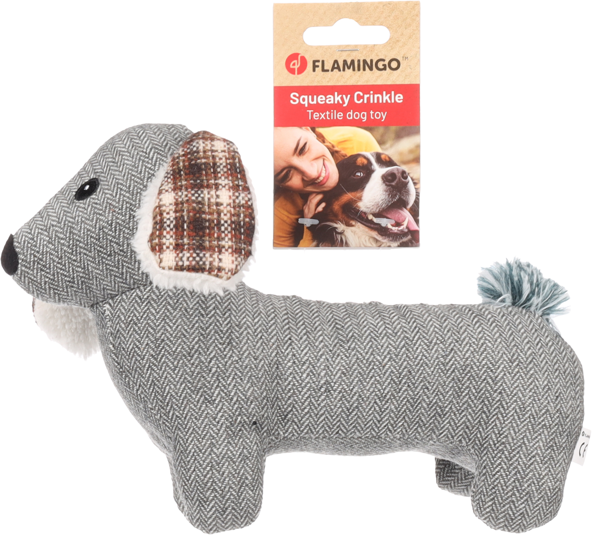 Flamingo Toy Britta Dog Grey
