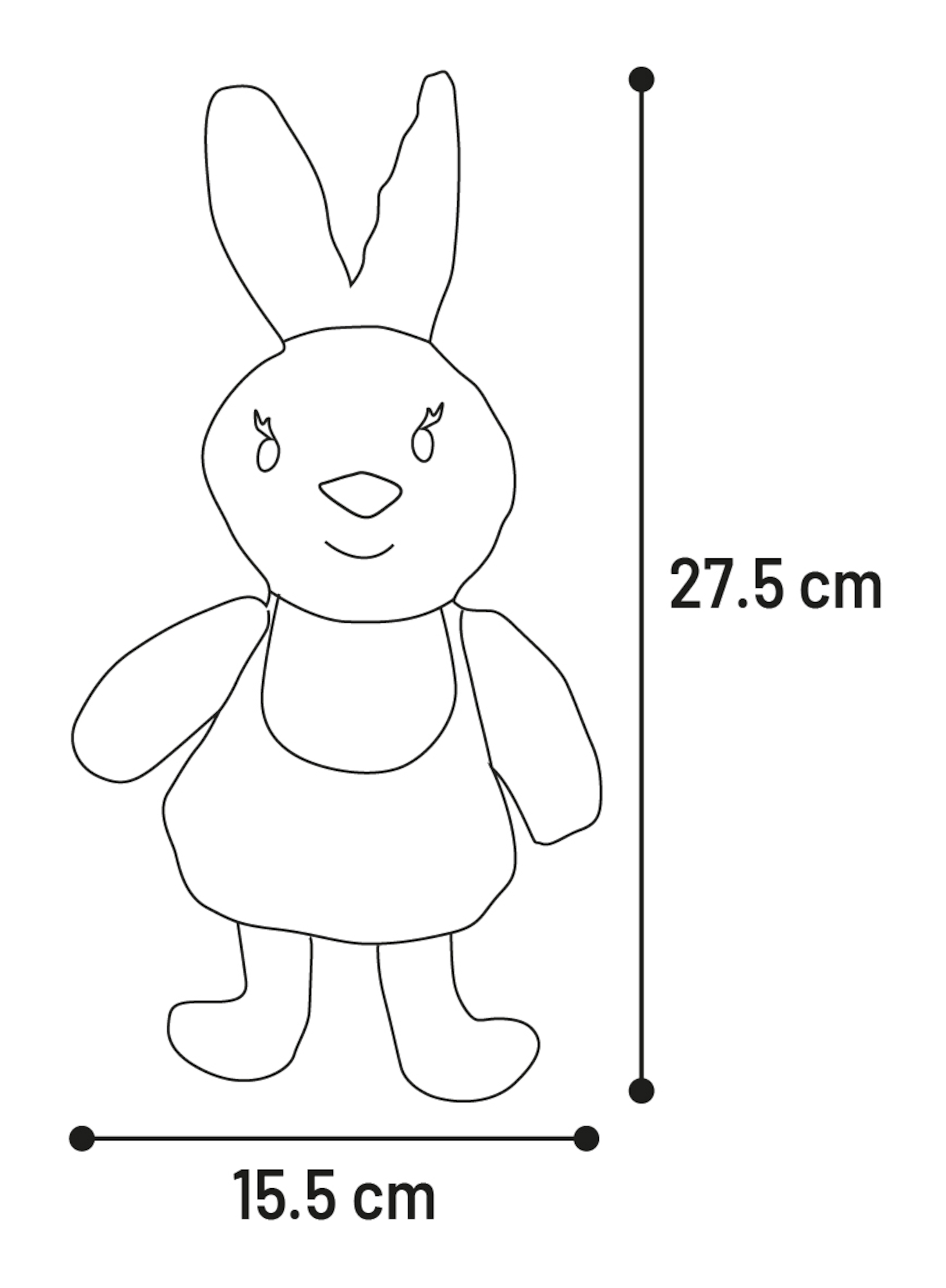 Flamingo Jouet Kroa Lapin Mélange