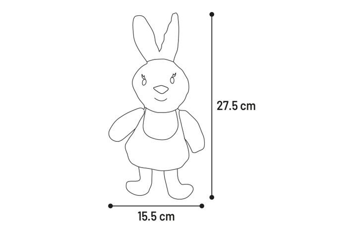 Flamingo Jouet Kroa Lapin Mélange