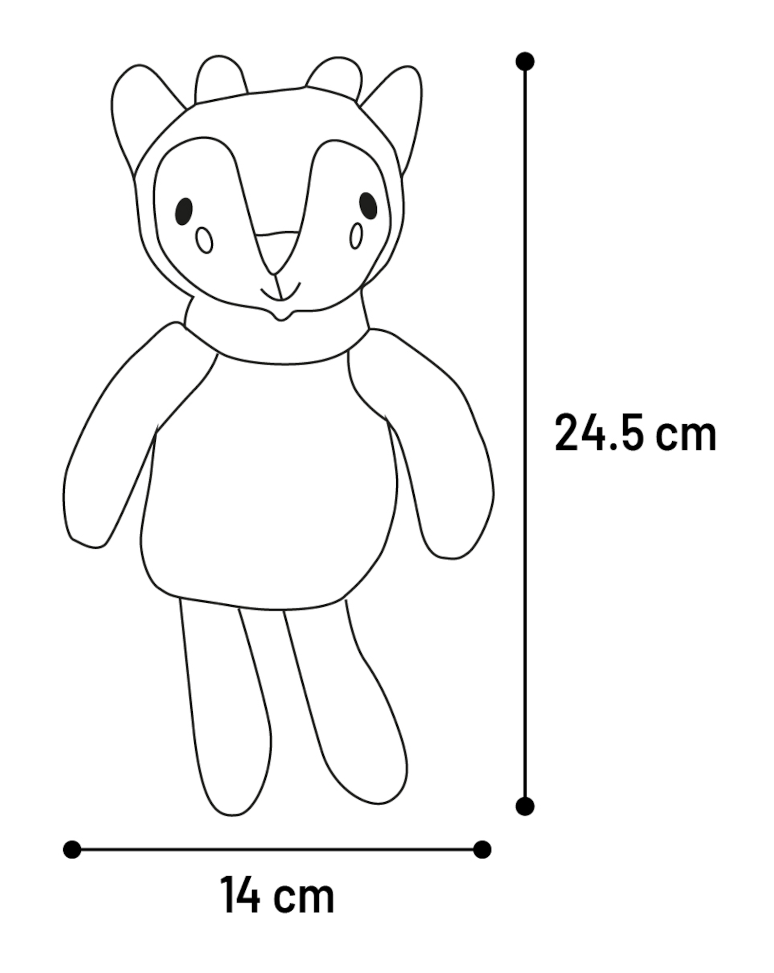 Flamingo Toy Kroa Deer Mix