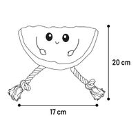 Flamingo Giocattolo Bubto Anguria con corda Rosso