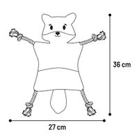 Flamingo Jouet Wigri Ours avec corde Beige