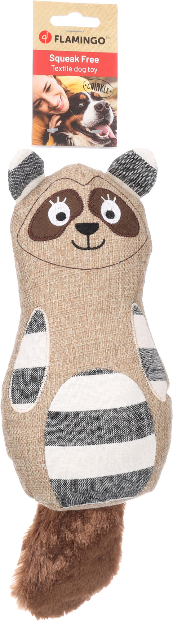 Flamingo Toy Wigri Racoon Beige