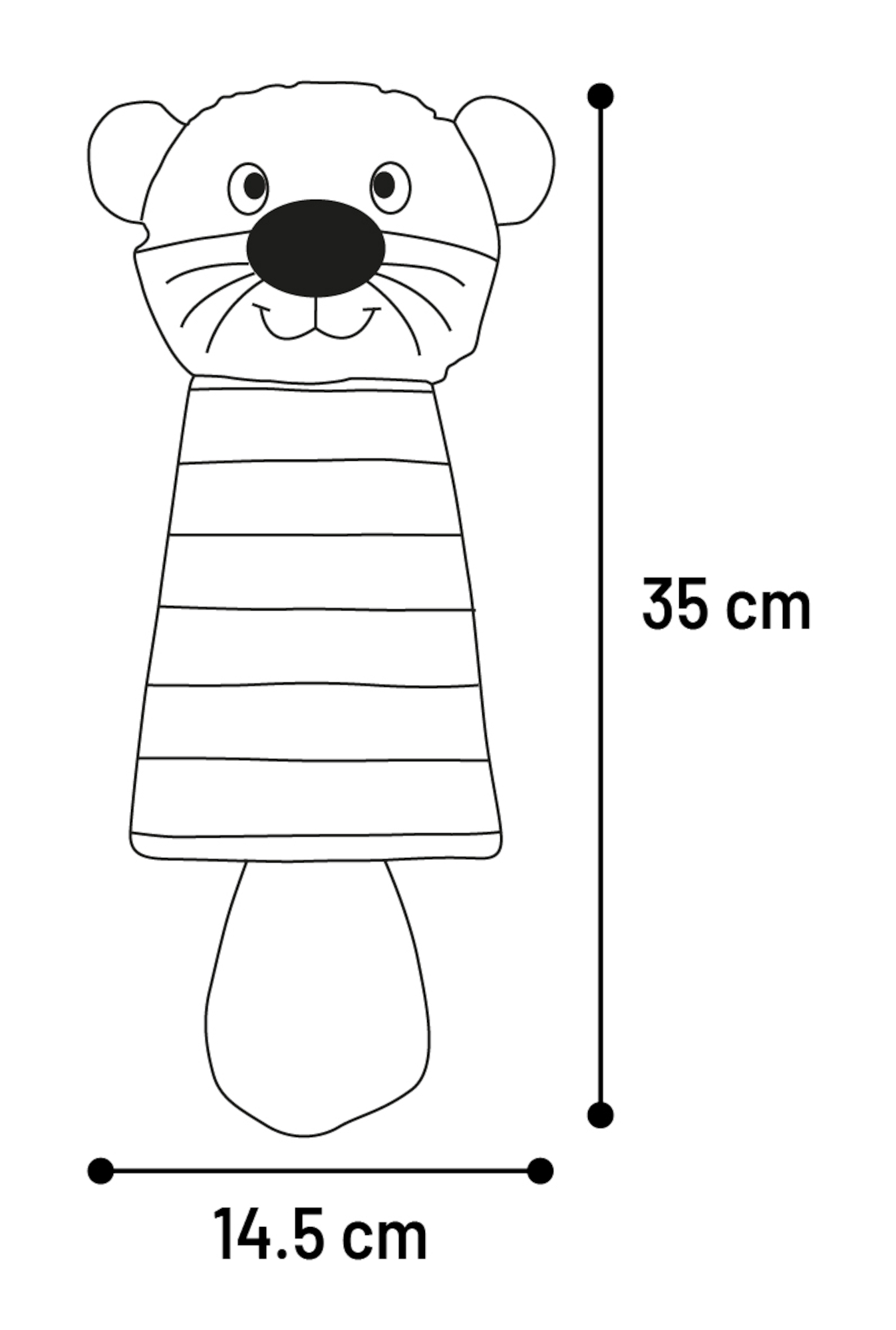 Flamingo Toy Wigri Beaver Beige