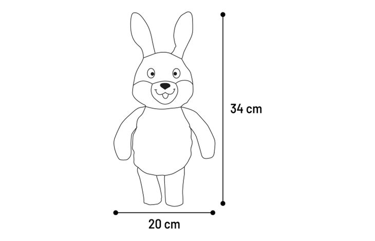 Flamingo Toy Wigri Rabbit Beige