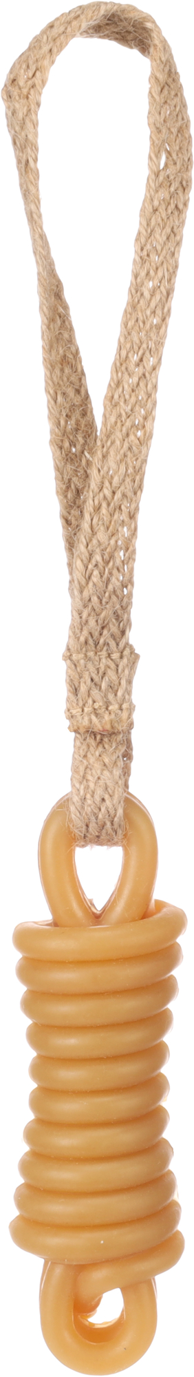 Flamingo Toy Guma Stick with rope Brown