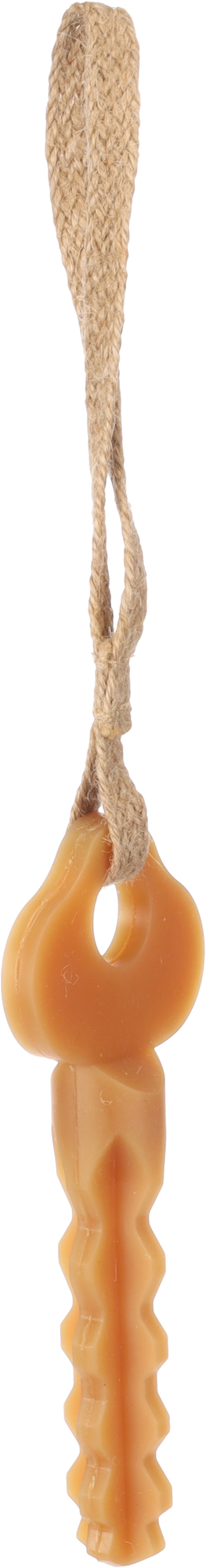 Flamingo Toy Guma Key with rope Brown
