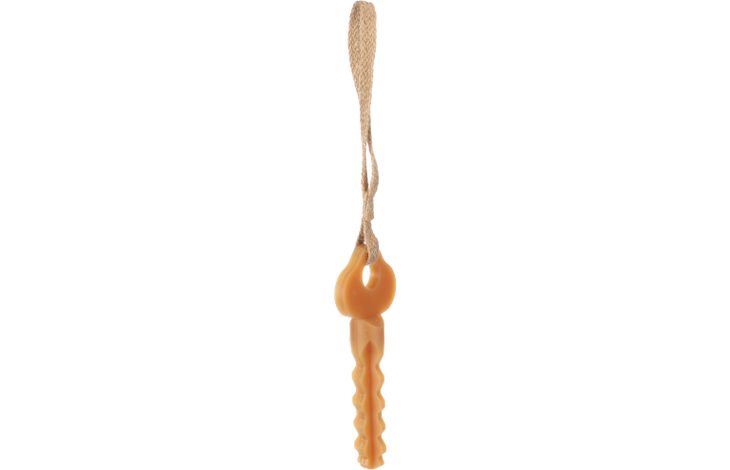 Flamingo Speelgoed Guma Sleutel met touw Bruin