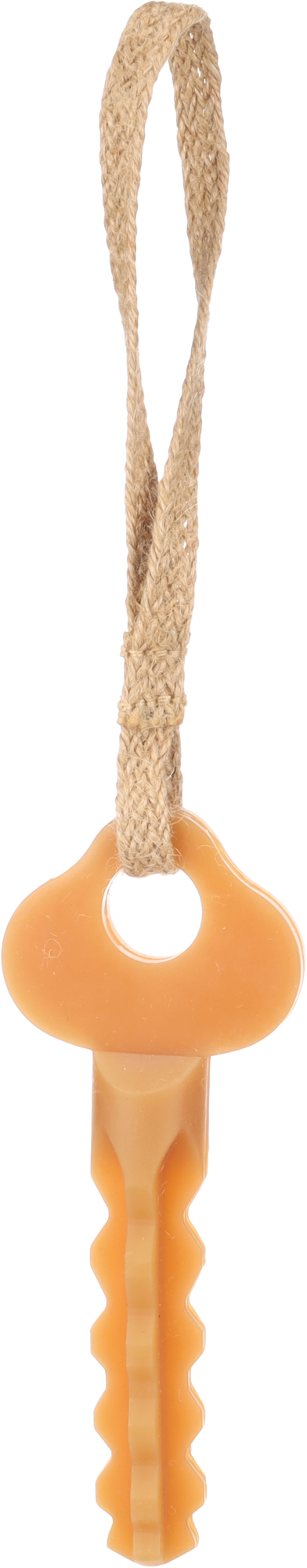 Flamingo Toy Guma Key with rope Brown