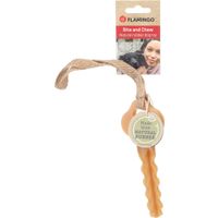 Flamingo Speelgoed Guma Sleutel met touw Bruin