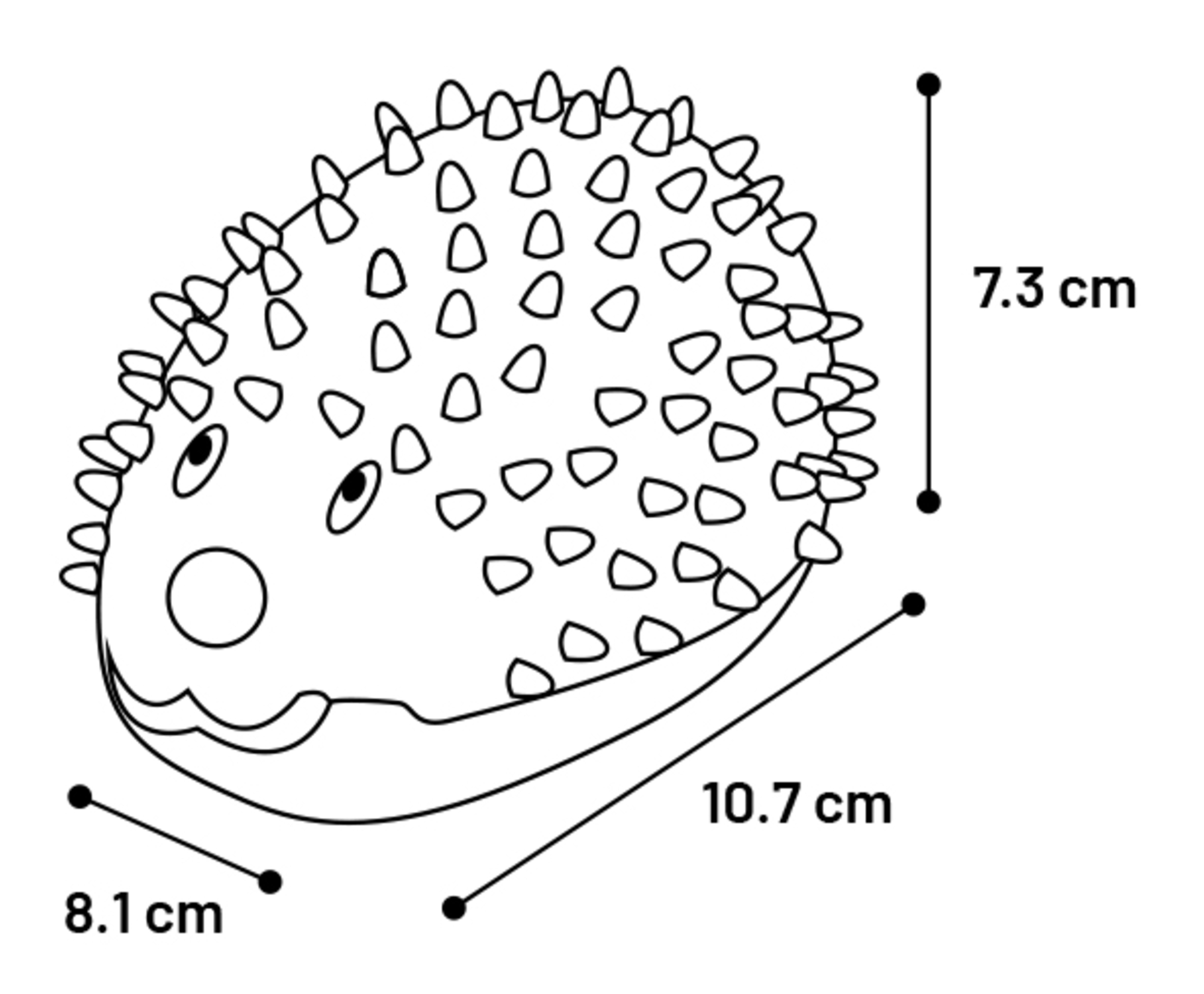 Flamingo Speelgoed Stako Egel Meerdere kleuren