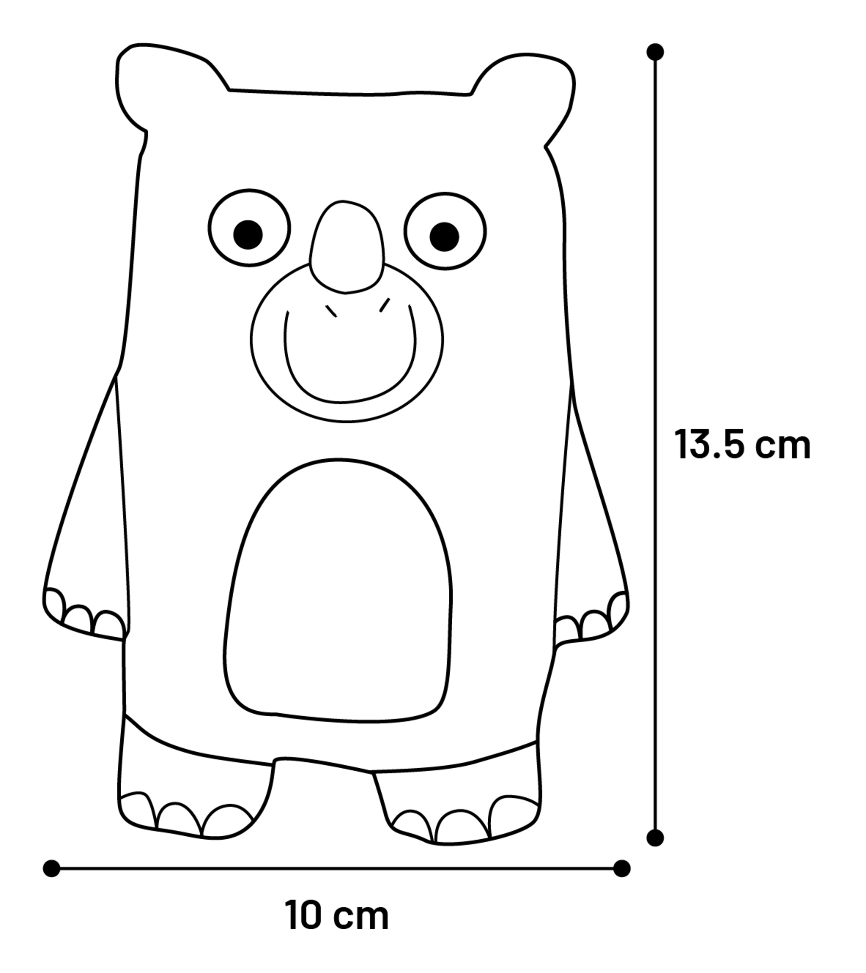 Flamingo Toy Tiba Wild boar & Unicorn & Rhinoceros Multiple colours