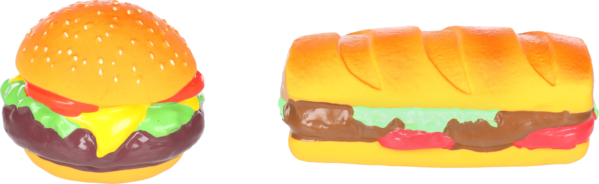 Flamingo Jouet Brefa Hamburger & Sandwich Jaune