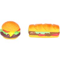 Flamingo Speelgoed Brefa Hamburger & Sandwich Geel