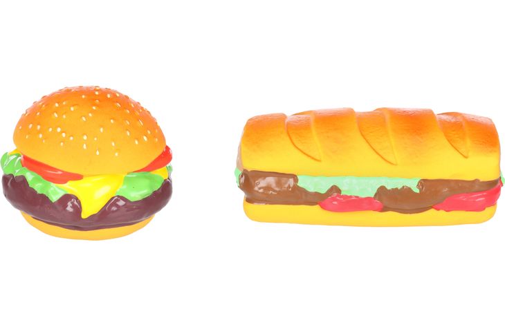 Flamingo Speelgoed Brefa Hamburger & Sandwich Geel