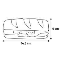 Flamingo Speelgoed Brefa Hamburger & Sandwich Geel