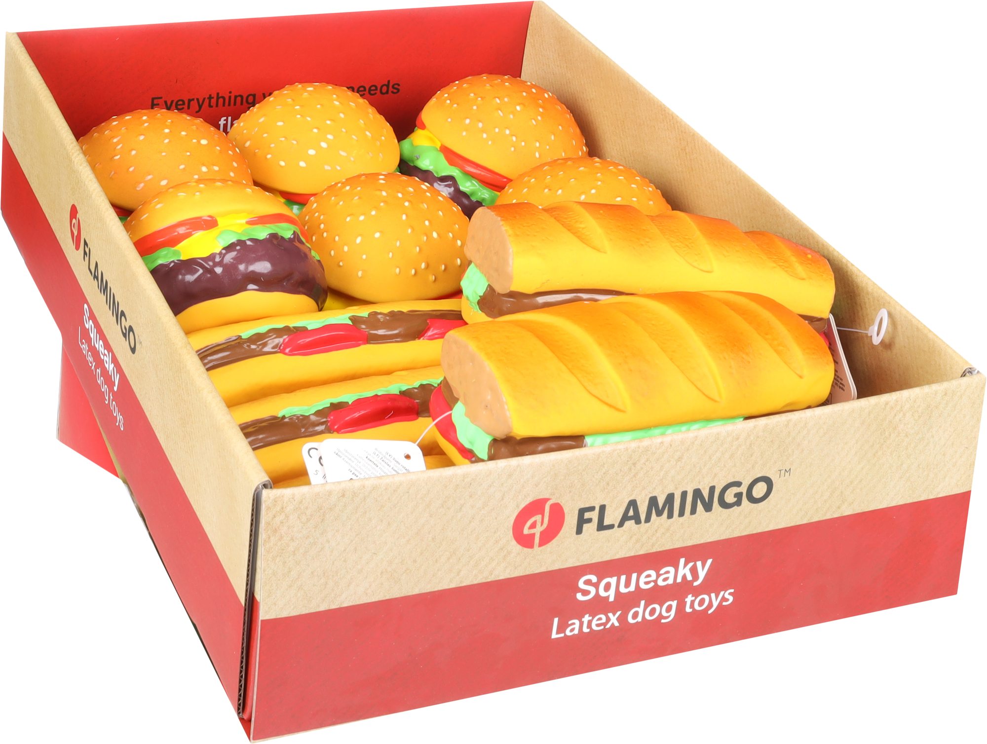 Flamingo Jouet Brefa Hamburger & Sandwich Jaune