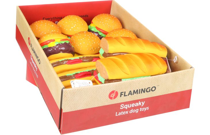 Flamingo Speelgoed Brefa Hamburger & Sandwich Geel