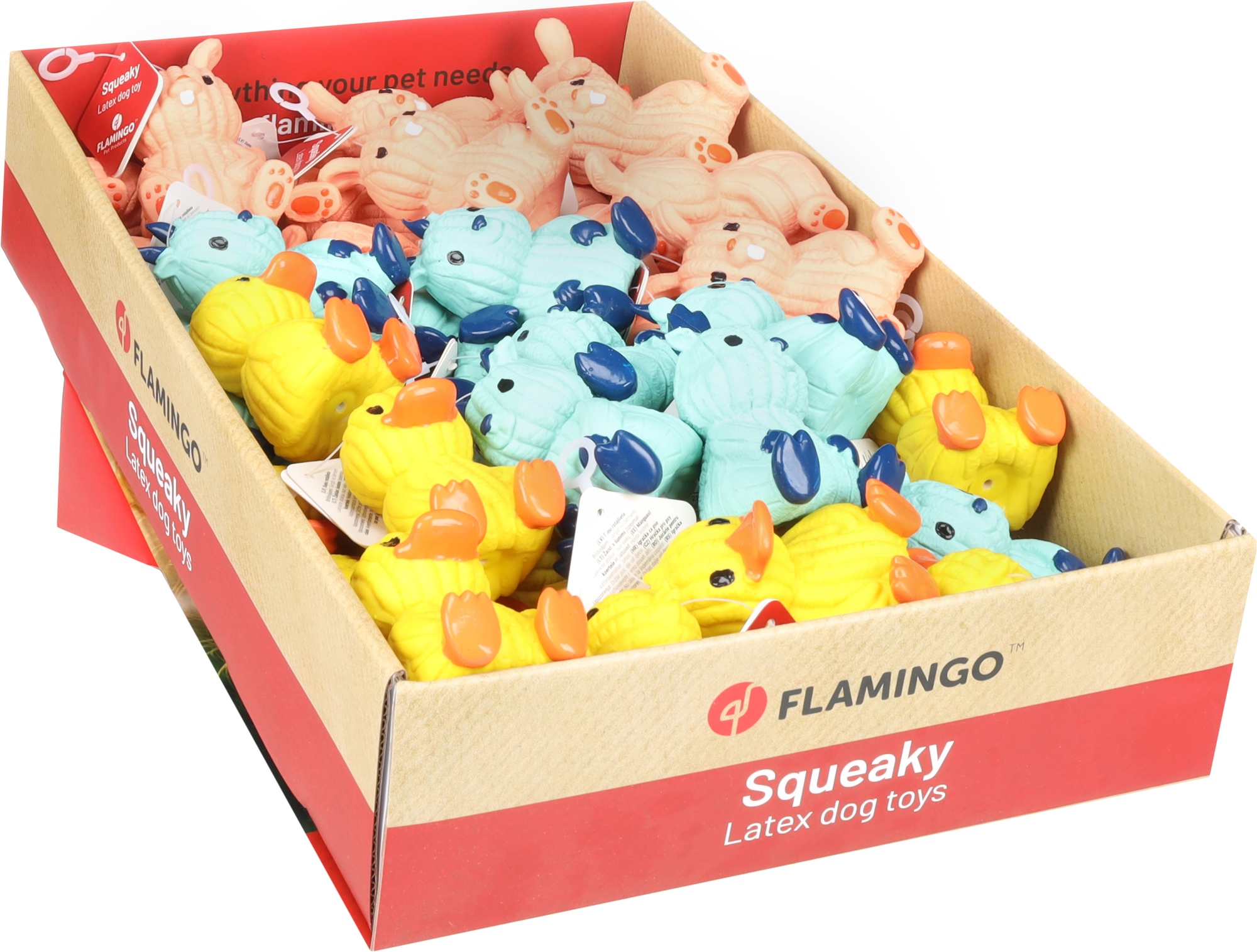 Flamingo Toy Rogeo Sheep & Rabbit & Duck Multiple colours