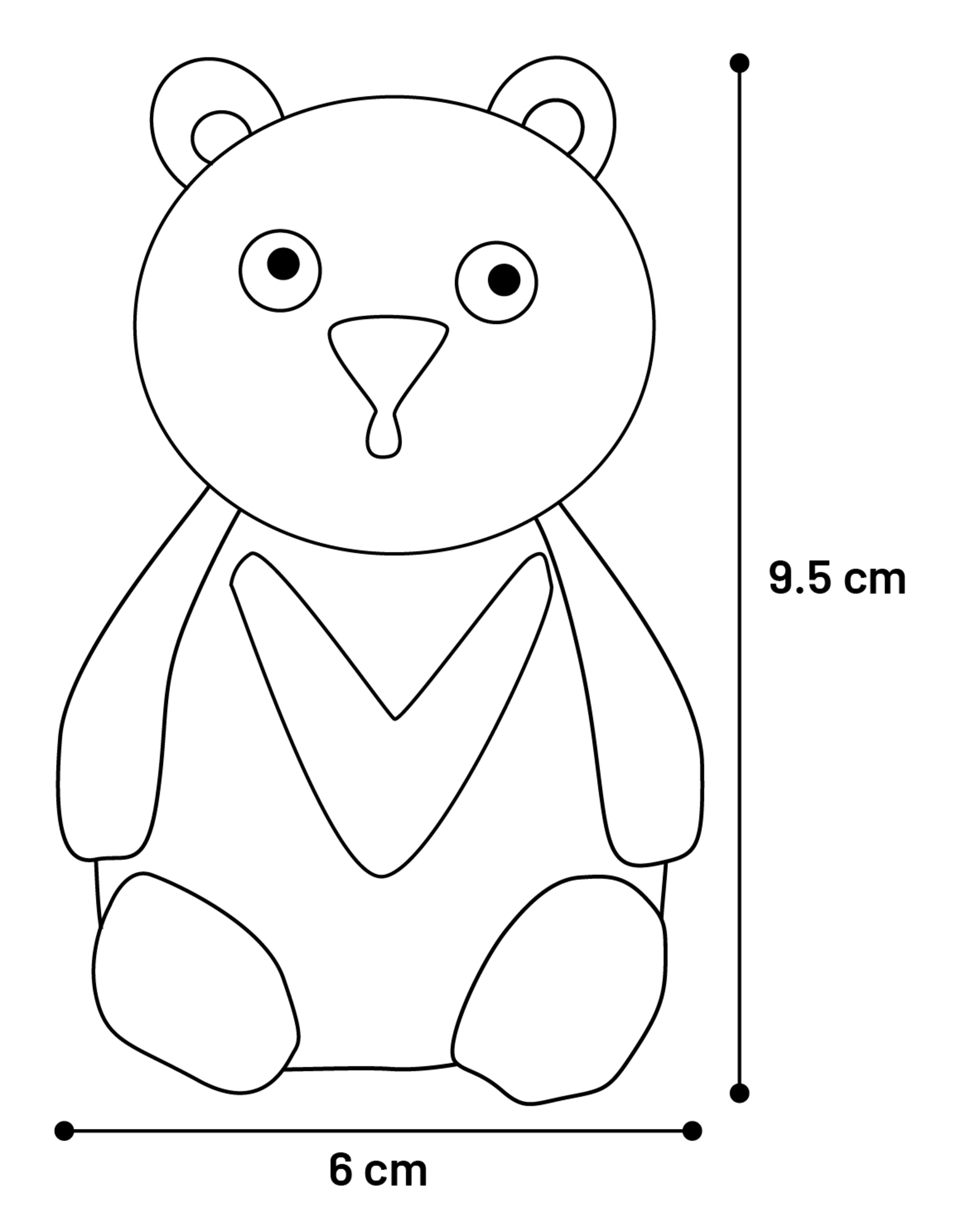 Flamingo Toy Loerdes Bear Multiple colours