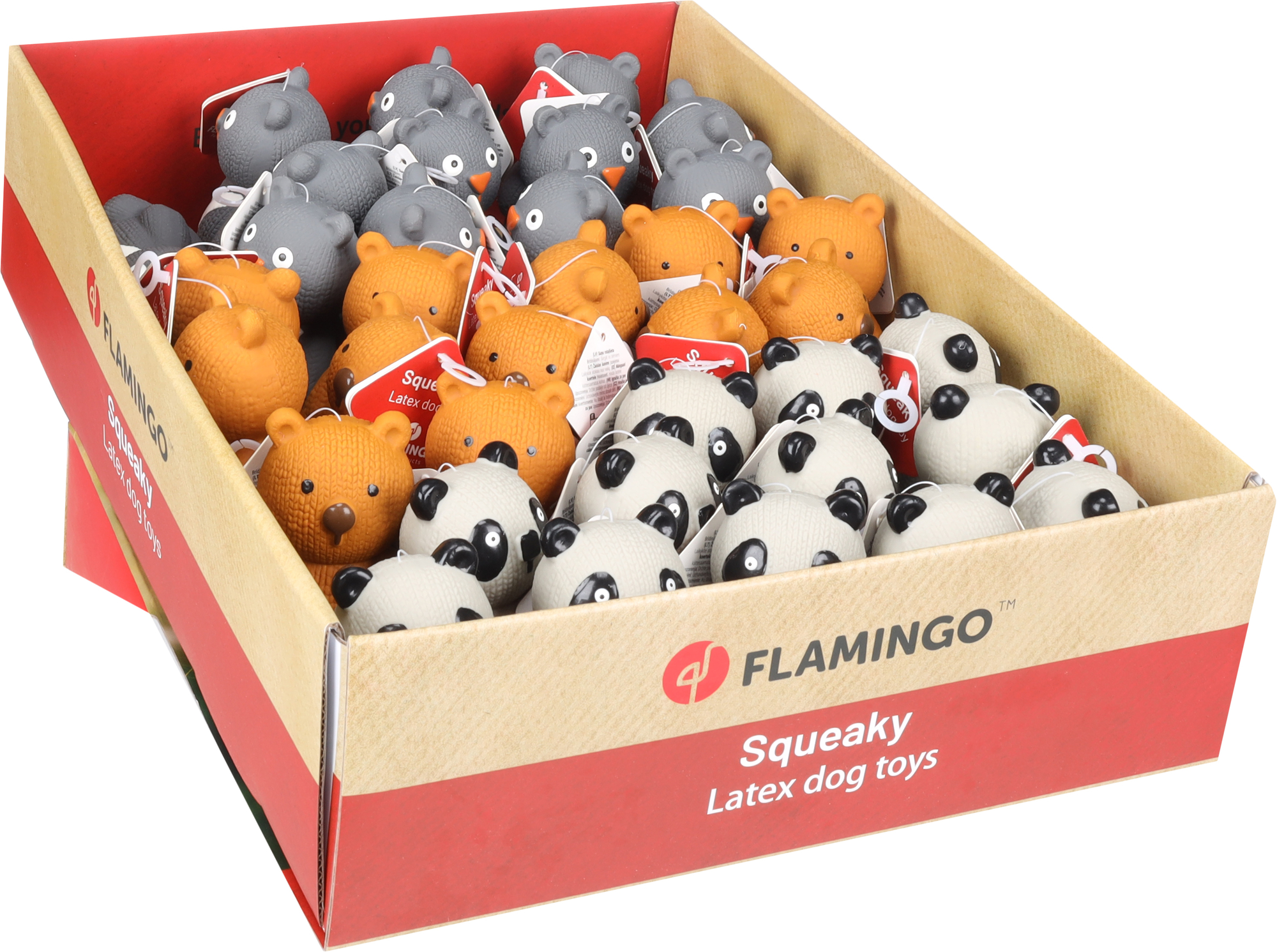 Flamingo Toy Loerdes Bear Multiple colours