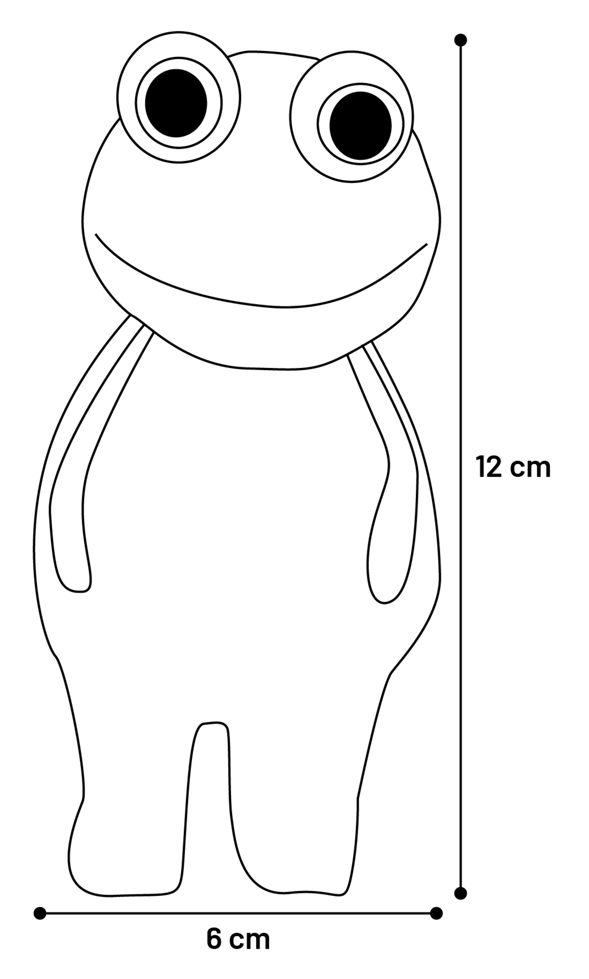 Flamingo Speelgoed Ogre Kikker & Eend & Beer Meerdere kleuren