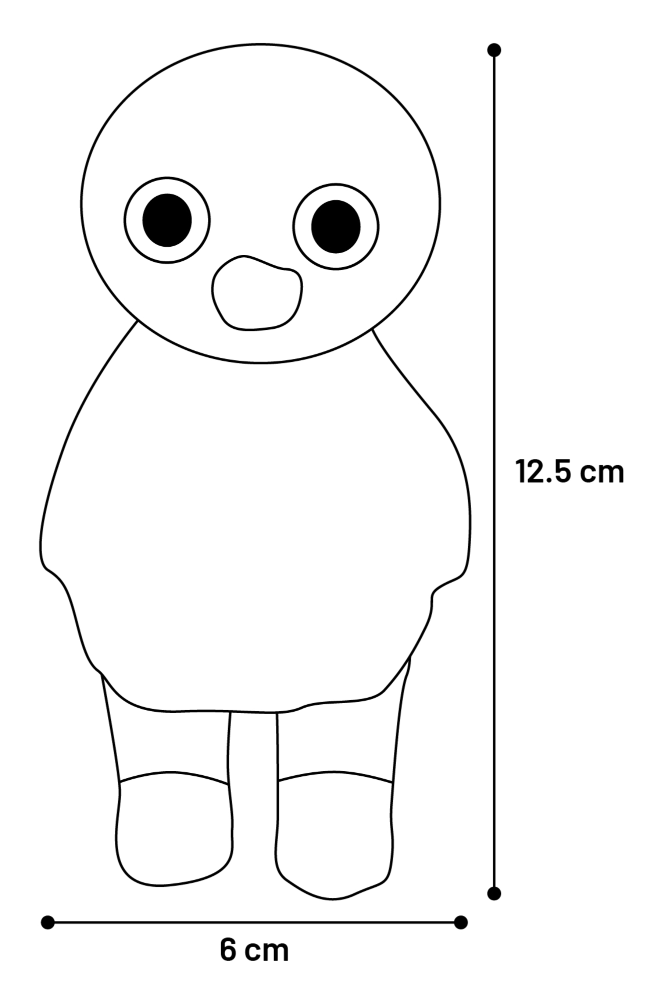 Flamingo Speelgoed Ogre Kikker & Eend & Beer Meerdere kleuren