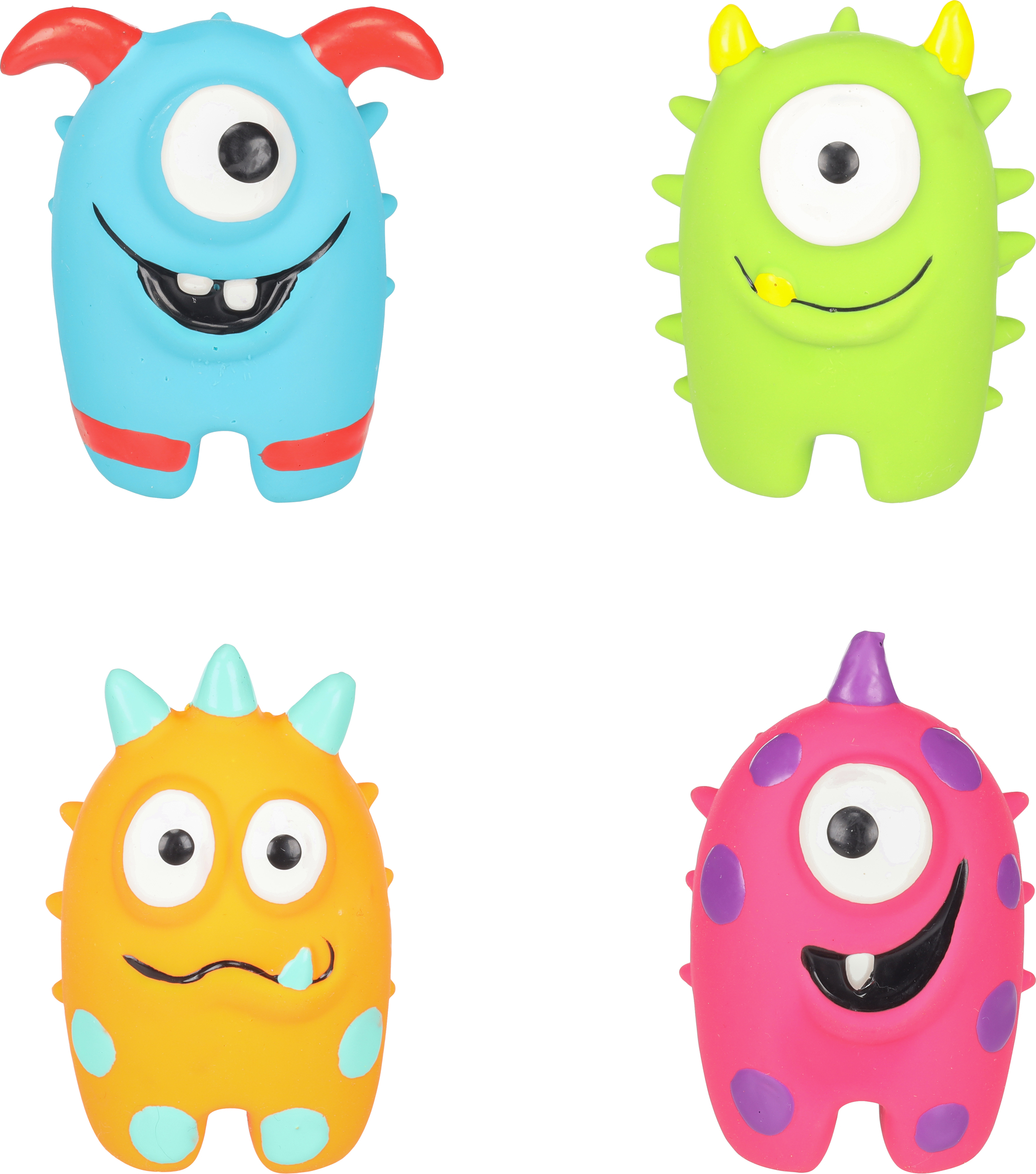 Flamingo Speelgoed Bibber Monster Meerdere kleuren