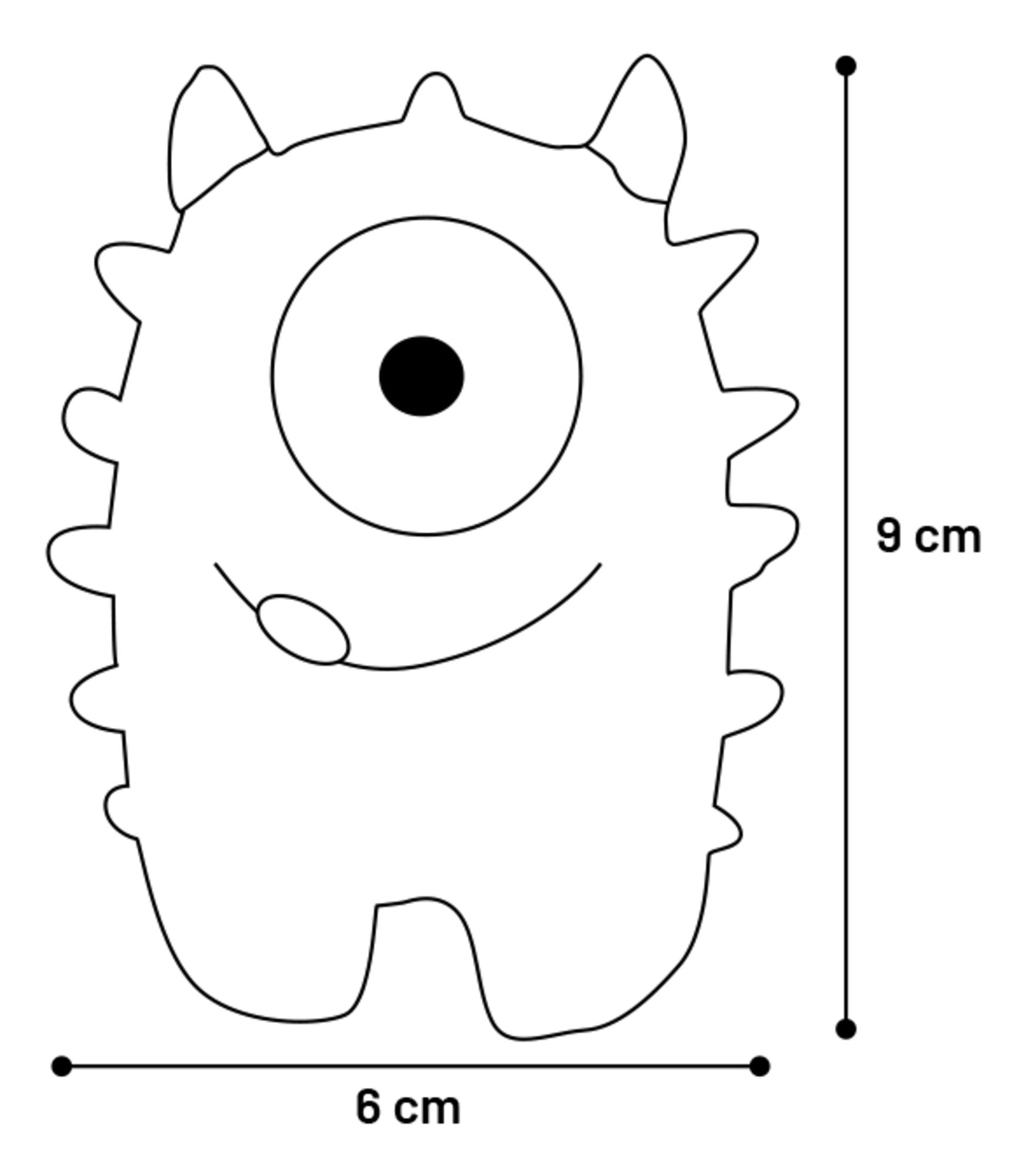 Flamingo Speelgoed Bibber Monster Meerdere kleuren