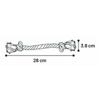 Flamingo Giocattolo  Kush Cordone con 2 nodi Marrone