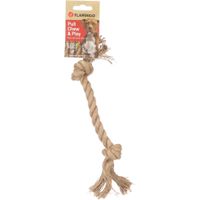 Flamingo Giocattolo  Kush Cordone con 2 nodi Marrone