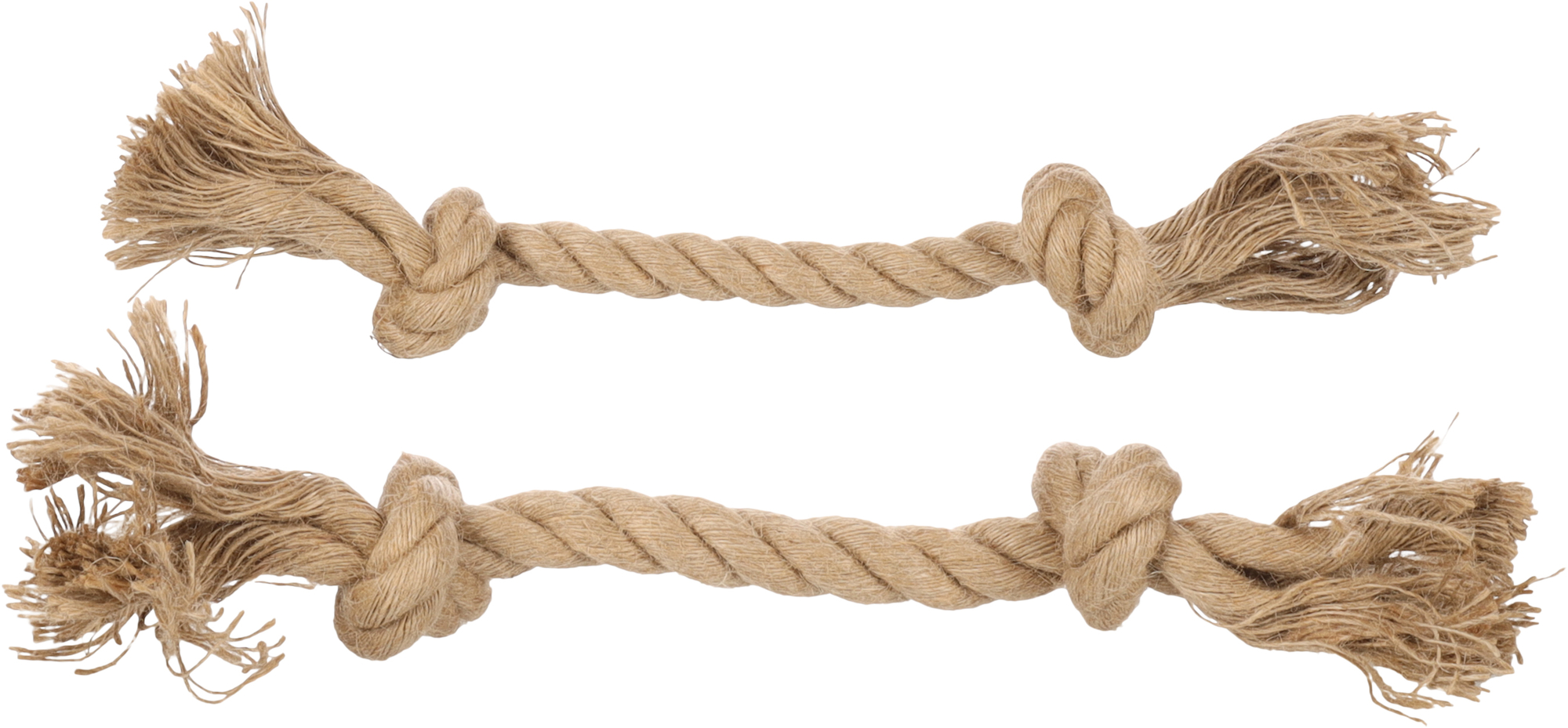 Flamingo Toy  Kush Cord with 2 knots Brown