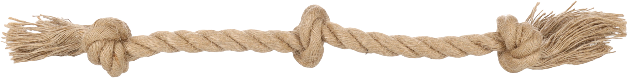 Flamingo Toy  Kush Cord with 3 knots Brown