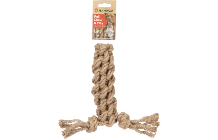 Flamingo Giocattolo  Kush Cordone Intrecciato con 2 nodi Marrone