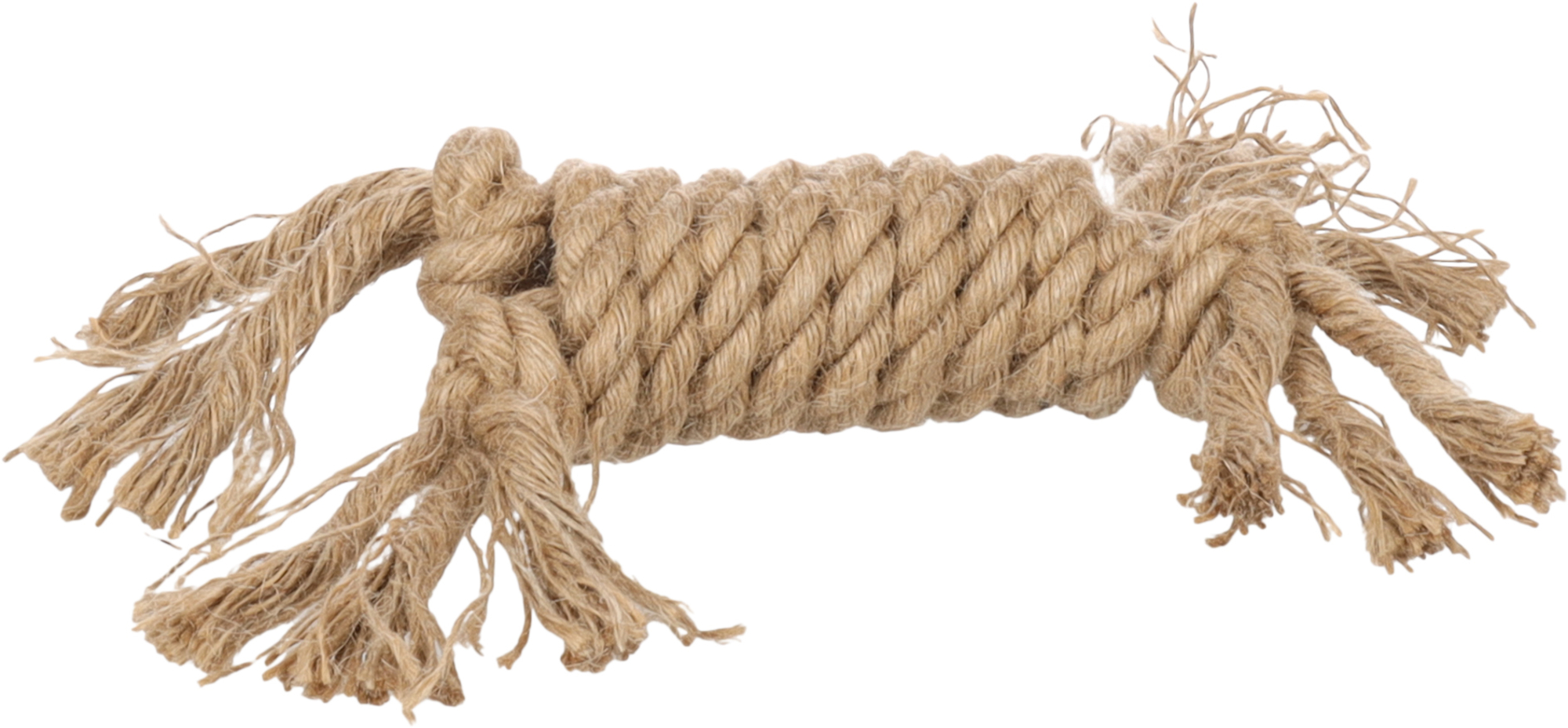 Flamingo Toy  Kush Cord with 4 knots Twist Brown