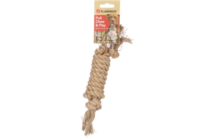 Flamingo Giocattolo  Kush Cordone con 4 nodi Twist Marrone