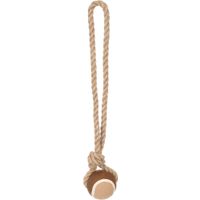 Flamingo Giocattolo  Kush Corda da tirare con palla da tennis Marrone