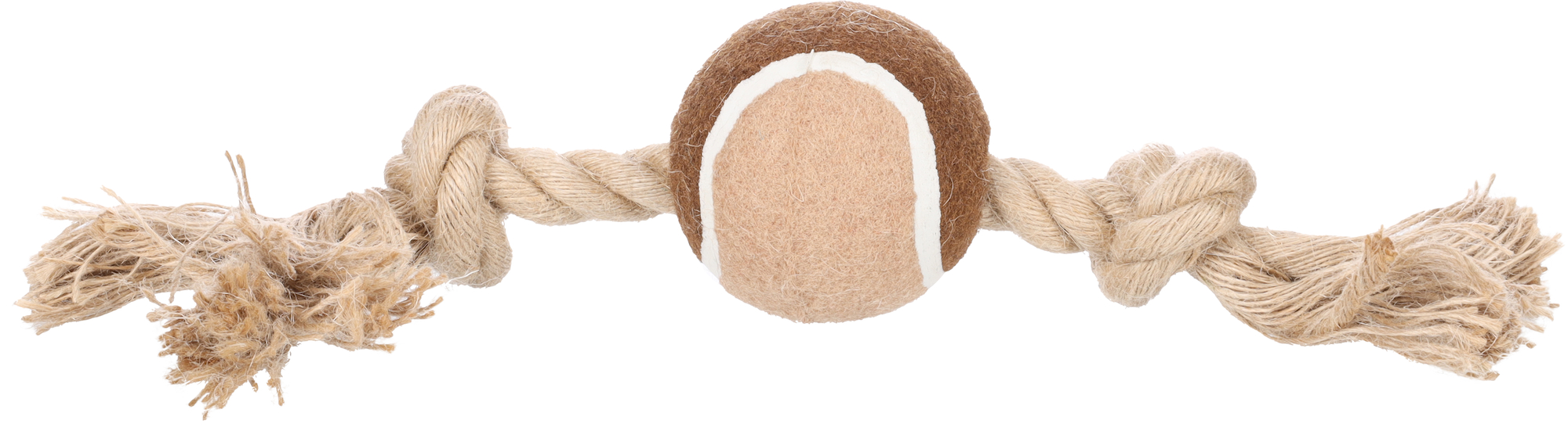 Flamingo Toy  Kush Cord with 2 knots Brown